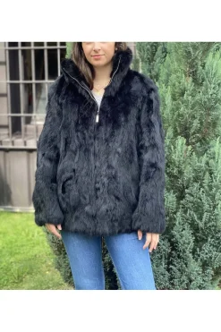 chaqueta medinapiel 8870 negro