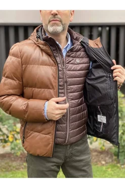 chaqueta Milestone marlow 23101920565 cogñac