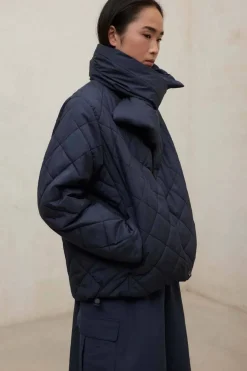 chaqueta Mujer Ecoalf geres 546 dark chocolate