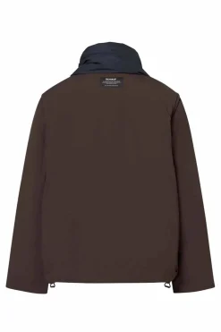 chaqueta Mujer Ecoalf geres 546 dark chocolate