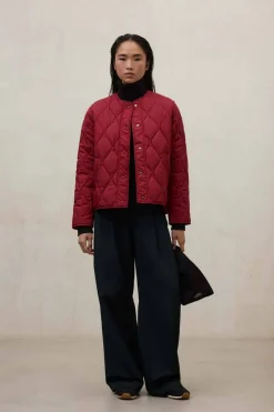 chaqueta Mujer Ecoalf musa onion 655 crimson red