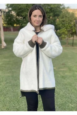 chaquetón reversible Medinapiel n313 kaki