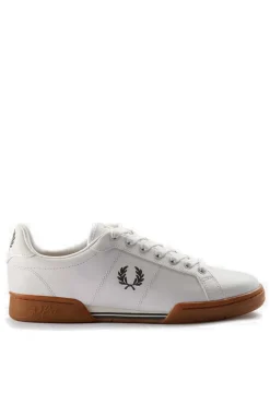 Deportivo Fred Perry B6311 B722 Leather Snow White