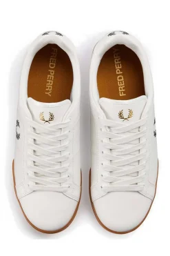 Deportivo Fred Perry B6311 B722 Leather Snow White
