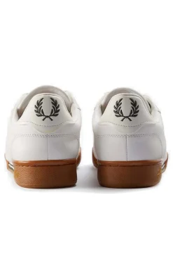 Deportivo Fred Perry B6311 B722 Leather Snow White