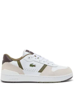 Deportivo Hombre Lacoste T-Clip Set 50SMA0182 V06 WHT DK BRW