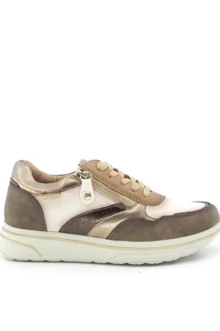 Deportivo Mujer Amarpies AMD29406 Beige Khaki