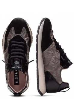 Deportivo Mujer Hispanitas Kansas HI254209 Velour Black Nylon Topo