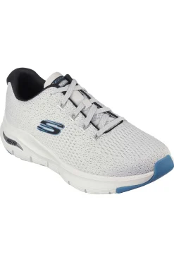 deportivo Skechers Hombre arch fit takar 232601 white blue