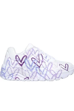 Deportivo Skechers Uno Lite Spread The Love 314064L WLPR White