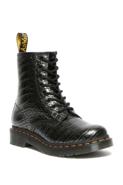 DrMartens 1460 gunmetal wild croc emboss 27249029