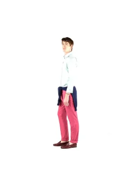 El Ganso urban chino slim fit dark pink 200038