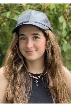 Gorra de Piel Medinapiel Negra