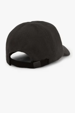 gorra de piqué clásica fred perry hw6726 v56 gris ancla