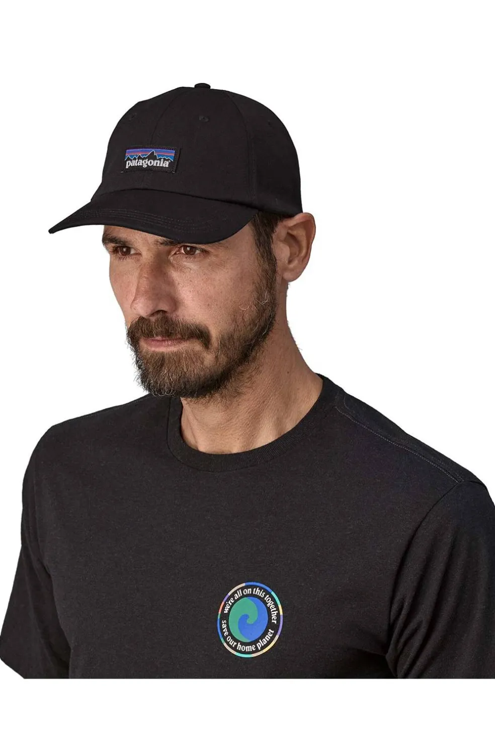 Gorra Patagonia Jockey P6 Label Trad Cap 38296 BLK Black