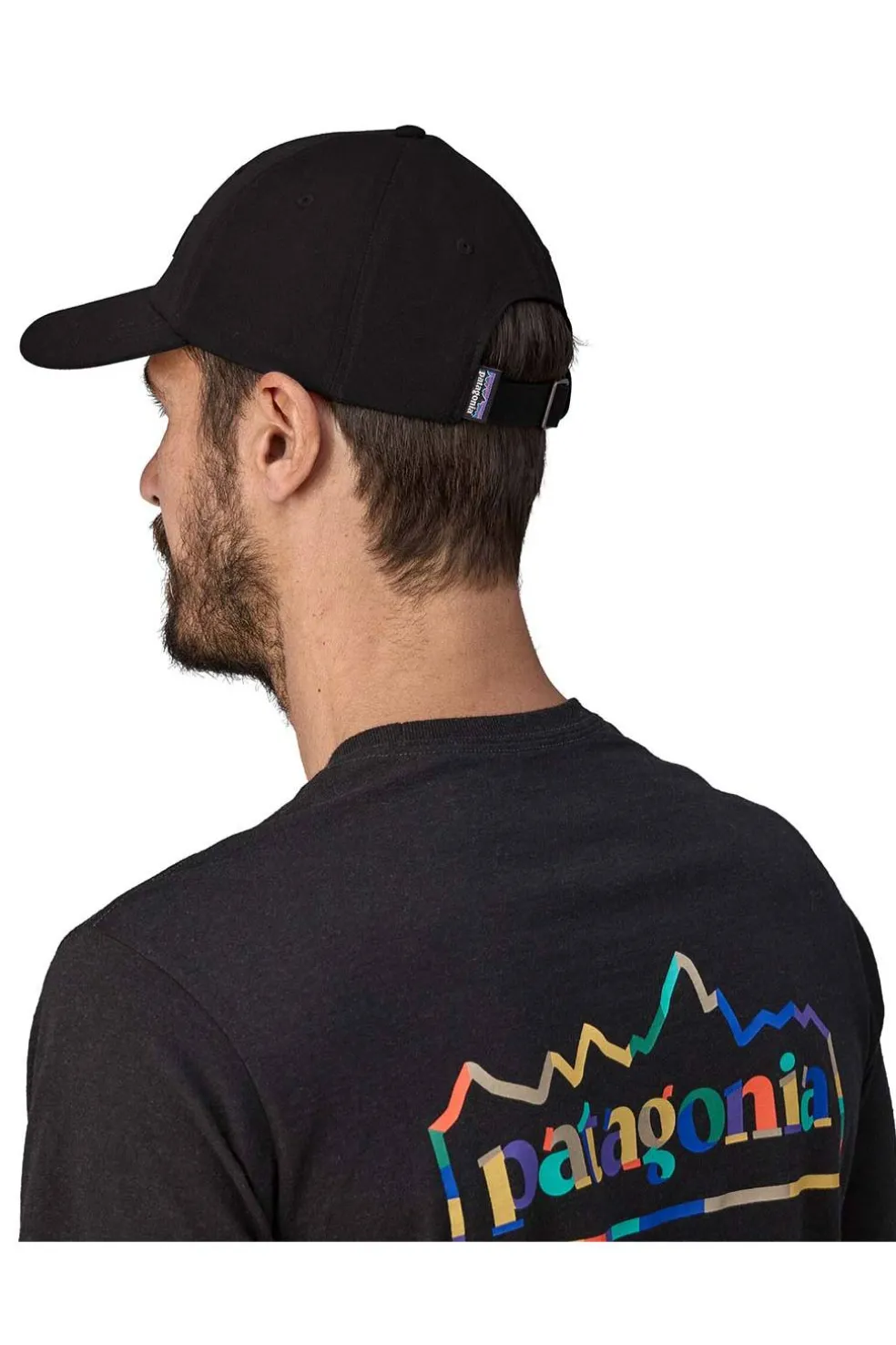 Gorra Patagonia Jockey P6 Label Trad Cap 38296 BLK Black