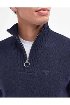 Jersey Hombre Barbour Essential L Wool Half Zip Jumper MKN0339NY71 Navy