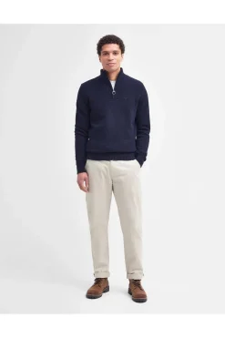 Jersey Hombre Barbour Essential L Wool Half Zip Jumper MKN0339NY71 Navy