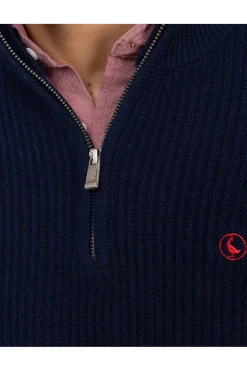 Jersey Hombre El Ganso Camionero Lana 1090W250048 Marino