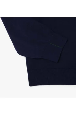 jersey Hombre Lacoste de cuello alto de algodón con cremallera ah1957 166