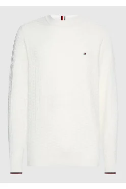 Jersey Tommy Hilfiger MW0MW28111 YBI Ivory