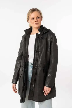 Levita de Piel Mujer mauritius kace anthracite 1102 0029