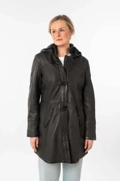 Levita de Piel Mujer mauritius kace anthracite 1102 0029