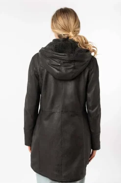 Levita de Piel Mujer mauritius kace anthracite 1102 0029