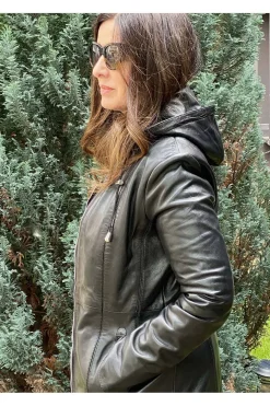 Levita de Piel Mujer MDP Voyage Black