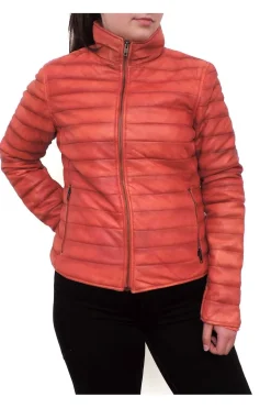 MDP cazadora cuero awl09 orange