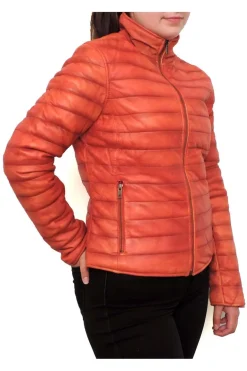 MDP cazadora cuero awl09 orange