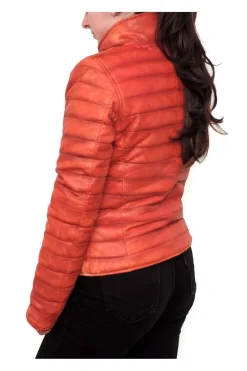 MDP cazadora cuero awl09 orange