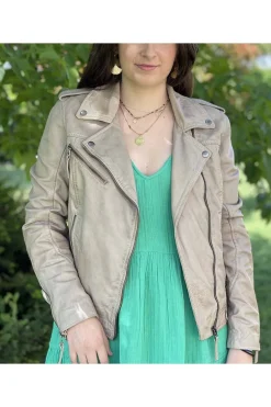 MDP Cazadora Cuero Refina Cream