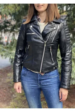 MDP cazadora cuero Zaz black