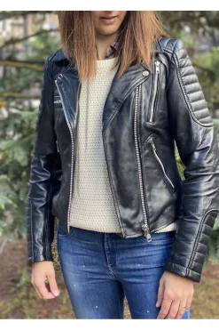 MDP cazadora cuero Zaz black