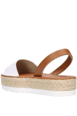 menorquina Popa saona bicolor blanco cuero