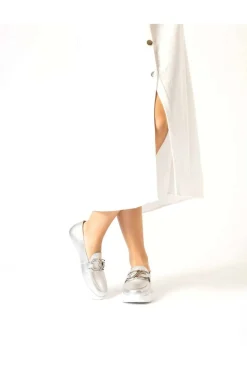 Mocasin Wonders sidney a2462 plata