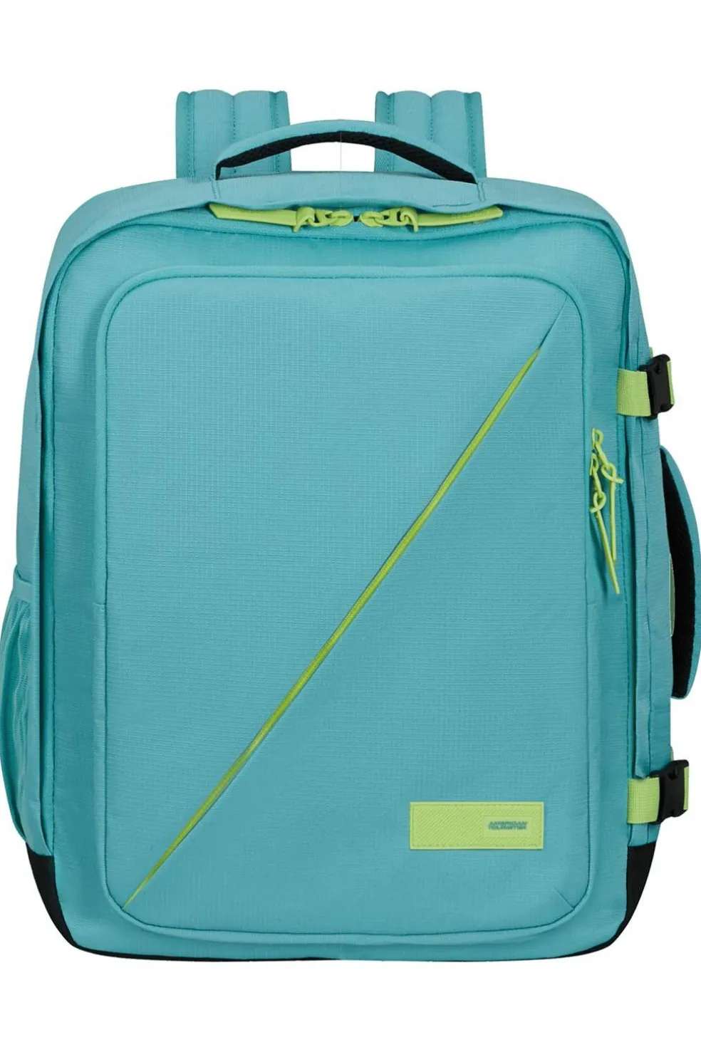 Mochila American Tourister Take2cabin M Dusty Turquoise Lime