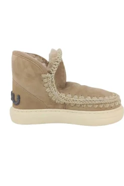Mou eskimo sneaker bold glitter logo fw411001a camel