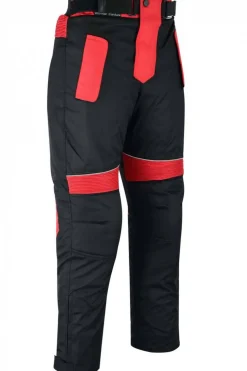 Pantalón German Wear moto textil con forro extraíble 302T Rojo/Negro