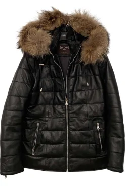 Parka de Cuero Mujer MDP Gilda Black