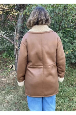 Pelliza de Mujer Medinapiel Piel Vuelta 25007 camel