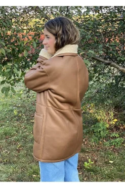 Pelliza de Mujer Medinapiel Piel Vuelta 25006 camel