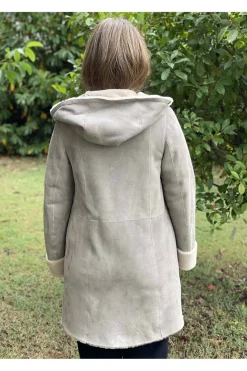 Pelliza de Mujer Medinapiel Piel Vuelta 19000 Piedra