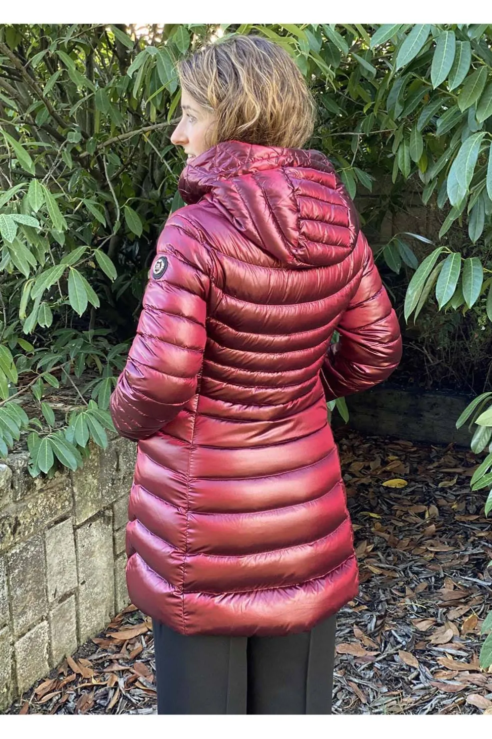 Plumífero Mujer Henry Arroway Cris cherry red