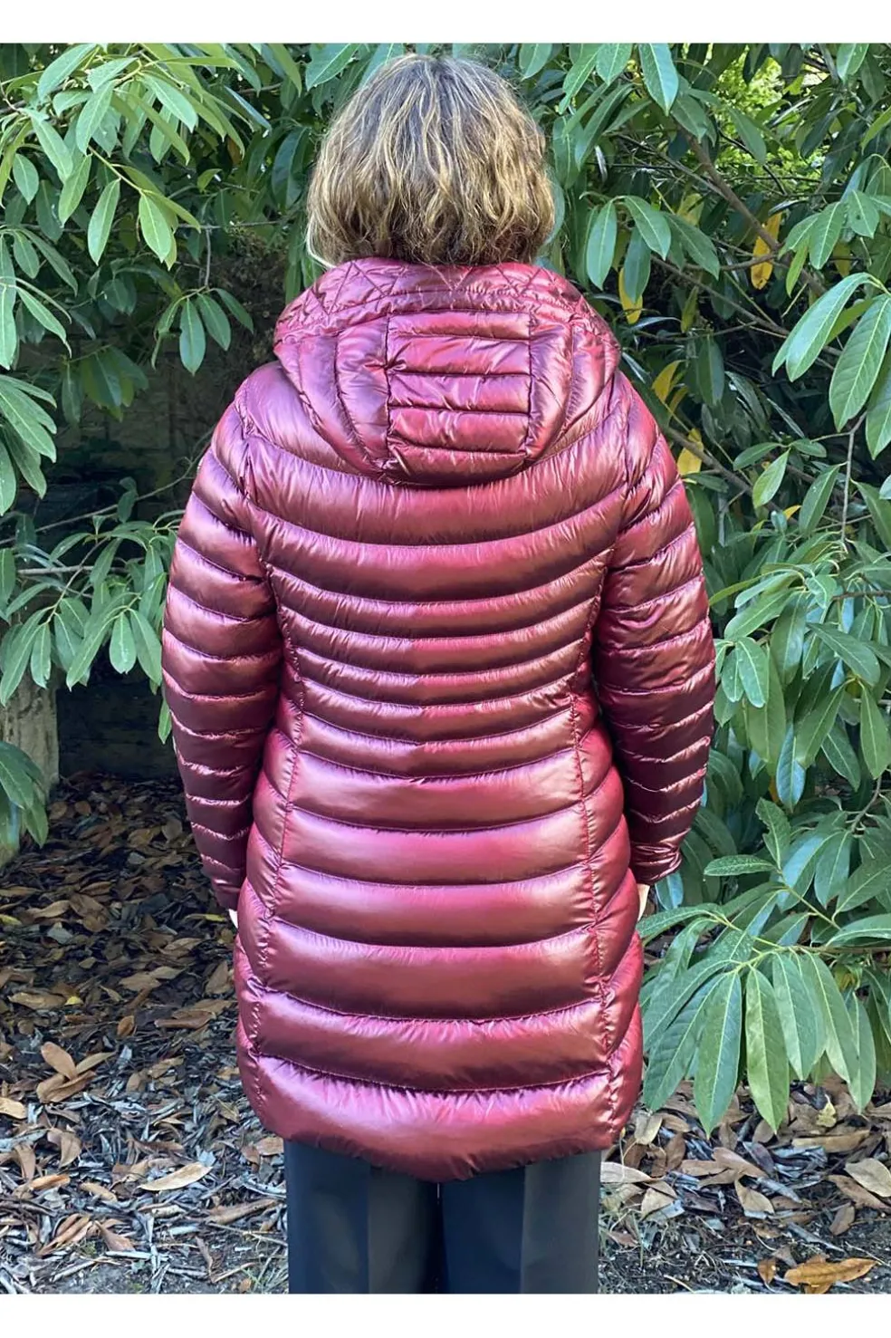 Plumífero Mujer Henry Arroway Cris cherry red