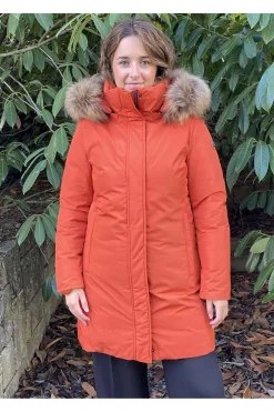 plumífero mujer Henry Arroway nevada naranja