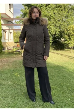 plumífero mujer Henry Arroway nevada khaki