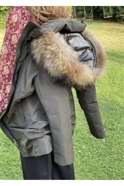 plumífero mujer Henry Arroway nevada khaki