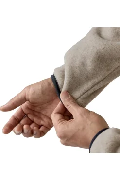 Polar Hombre Patagonia Lightweight Synchilla Snap-T 25551 OTSM Oatmeal Heather Smolder Blue